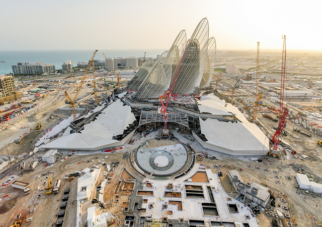 Work is well advanced on Zayed National Museum.